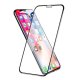 5D aizsargstikls Apple iPhone XR / 11 6.1\", melns pilna pārklājuma (Tempered Glass)