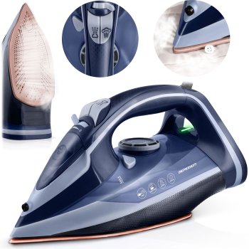 Berdsen BD-330 Steam Iron 3000W with Ceramic Soleplate and Vertical Steam