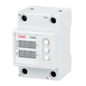 Overvoltage and Undervoltage Protector, 63A, DIN Rail Relay