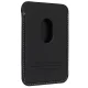 Audi Synthetic Leather Magnetic MagSafe Wallet, Black