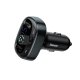 Baseus S-09 Bluetooth FM Transmitter for Car, 18W USB Car Charger MP3 Player, Black