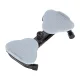 MERACH MR-2465B1-EU Waist Twister Platform with Resistance Bands, White
