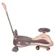 Swing FIX S2 Kids Gravity Ride-On Car with Push Handle & LED Wheels, Purple