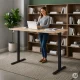 ModernHome Electric Height Adjustable Desk 140x60 cm 72-118 cm, Light Oak