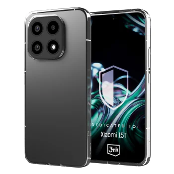 3mk Clear Case for Xiaomi 15T 5G, Transparent