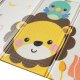Double-sided Foldable Foam Play Mat Pad Rug for Kids, Street/Animals, 198x179cm