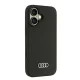 Audi Silicone Case for Apple iPhone 16 Black