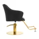Gabbiano Marbella Hairdressing Chair, Black/Gold