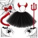 Girl\'s Devil Costume, Halloween Outfit, 138-152 cm