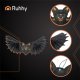 Ruhhy 00026126 Hanging Bat, Halloween Decoration, 60 cm, Black