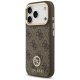 Guess iPhone 17 Pro Case 4G Strass Logo MagSafe, Brown