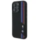 BMW iPhone 16 Pro Max Case Silicone Cut Tricolor Lines MagSafe, Black
