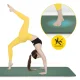 4FIZJO Fitness and Yoga Mat NBR 180x60x1 cm, Sage Green