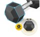 4Fizjo 989 Hex Dumbbell, 7.5 kg, Black