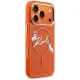 Karl Lagerfeld IML Choupettes Karl Script Logo MagSafe Phone Case Cover iPhone 17 Pro - Orange