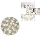 Glamour Crystal 3-Light Ceiling Light Fixture, Chrome