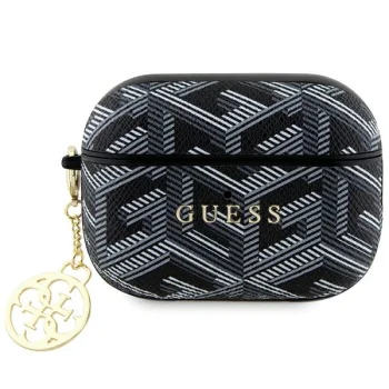 Apsauginis dėklas Guess GCube Charm, skirtas AirPods Pro 2, GUAP2PGCE4CK, juodas