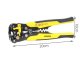 Bigstren 3-in-1 Automatic Wire Stripper, Cutter, and Crimper, Yellow-Black