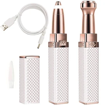 Women's Face and Eyebrow Trimmer with LED Light