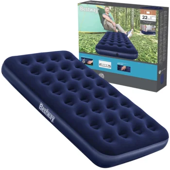 Bestway 67001 Inflatable Air Mattress, Single, 188x99x22 cm, Navy Blue