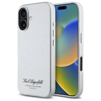 Karl Lagerfeld iPhone 16 Case Hotel RSG, Gray