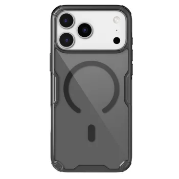Nillkin iPhone 17 Pro Max Case Nature TPU Pro Magnetic, Translucent Black