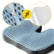 4FIZJO Orthopedic Seat Cushion with Memory Foam, Blue-Grey