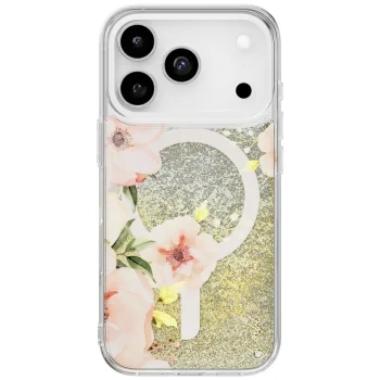 Uniq Coehl Fleurette Magnetic Case for iPhone 17 Pro Transparent