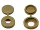 Gold Furniture Screw Covers, 100 pcs