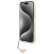 Guess iPhone 15 Plus Case 4G Charms Collection, Gray