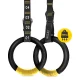 4Fizjo ABS Gymnastic Rings, Black/Yellow
