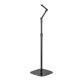 Maclean MC-337 Metal Microphone Stand, Adjustable Height, Black