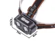 LED Headlamp XHP30 SMD Rechargeable, Model SQ-803