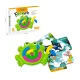 2-in-1 Logic Game Puzzle and Stacking Blocks
