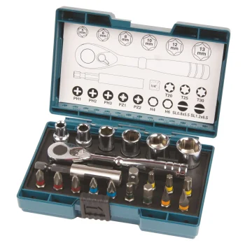 Makita B-54081 Ratchet and Bit Set, 21 Pieces