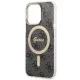 Guess iPhone 13 / 13 Pro Case 4G MagSafe, Black