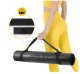 4Fizjo 1185 PU Rubber Yoga Mat 4 mm, Black
