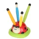 3-in-1 Interactive Game for Kids: Ladybug with Jumping, Target Throwing, and Rocket Launching