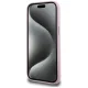 Karl Lagerfeld FW Metal Plate MagSafe iPhone 15 Case, Pink