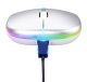 Wireless RGB LED Optical Mouse with Rechargeable Battery Bluetooth, rose gold