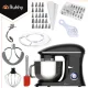 Ruhhy 2200W Planetary Food Processor, 6.2L, Black