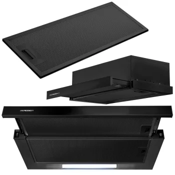 Telescopic Cooker Hood Berdsen BE-60-LW, 60 cm, Black