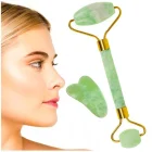 Iso Trade Jade Facial Roller and Gua Sha Stone, Green