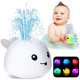 Floating Whale Bath Toy Fountain with Lights and Music