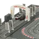 Electric Racing Car Track with 2 Cars and Controllers GD-03