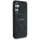 Guess Leather 4G Colored Ring MagSafe Case for Samsung Galaxy S25, Black