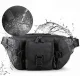 Universal Tactical Belt Waist Kidney Banana Bag 86 - 112 cm, Black