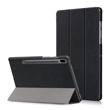 Samsung Galaxy Tab S6 (SM-T860, SM-T865) Tri-fold Stand Cover Case, Black