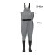 TRIZAND Fishing Chest Waders with Boots, Size 42
