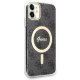 Guess iPhone 11 Case 4G MagSafe, Black